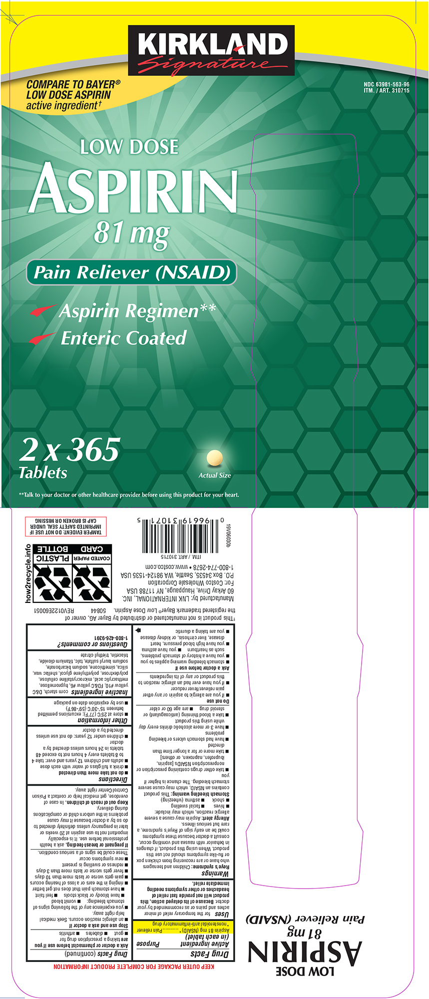 Pill image for Kirkland 44-600a