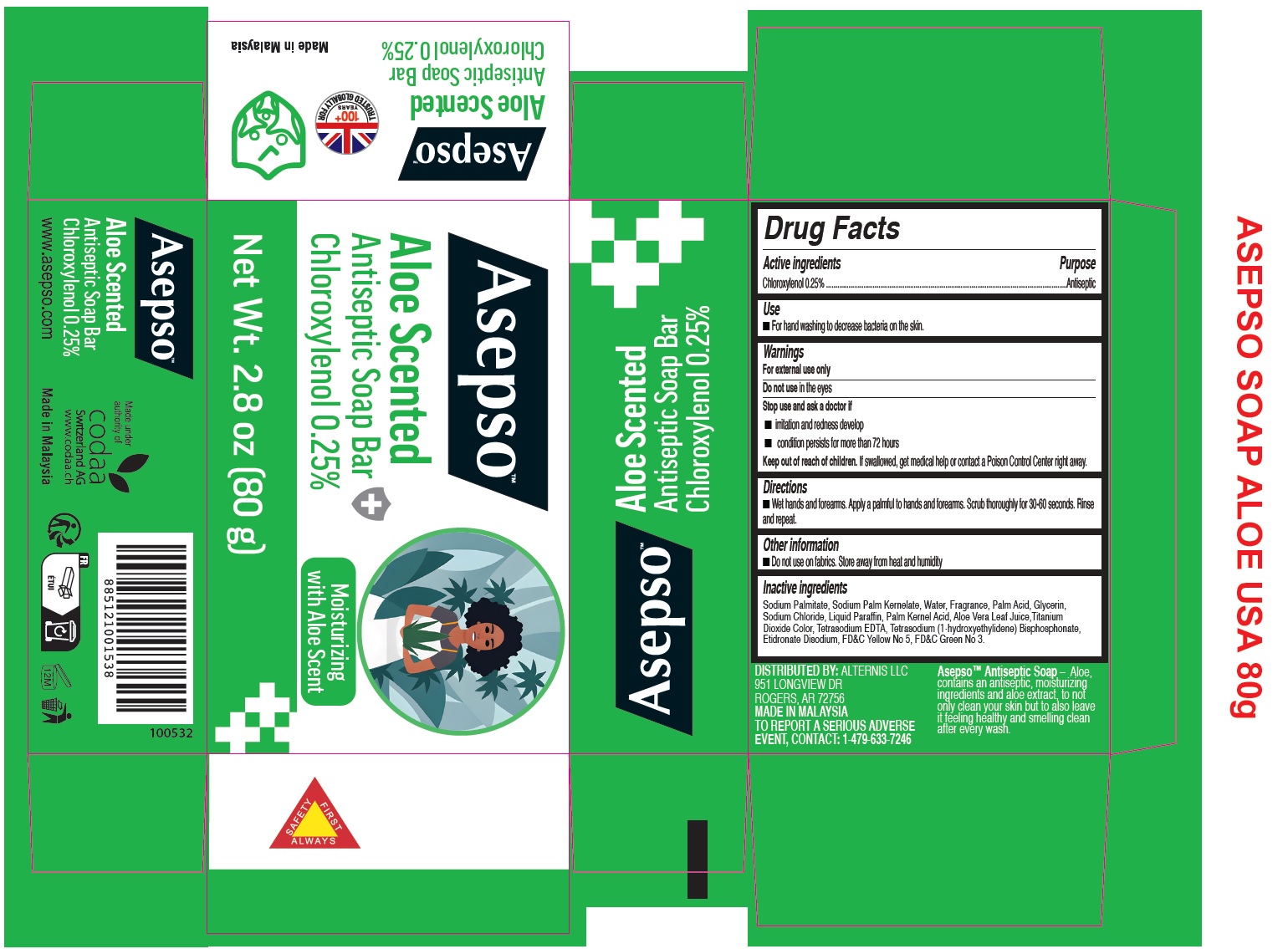 Pill image for Asepso Aloe Scented Antiseptic Soap