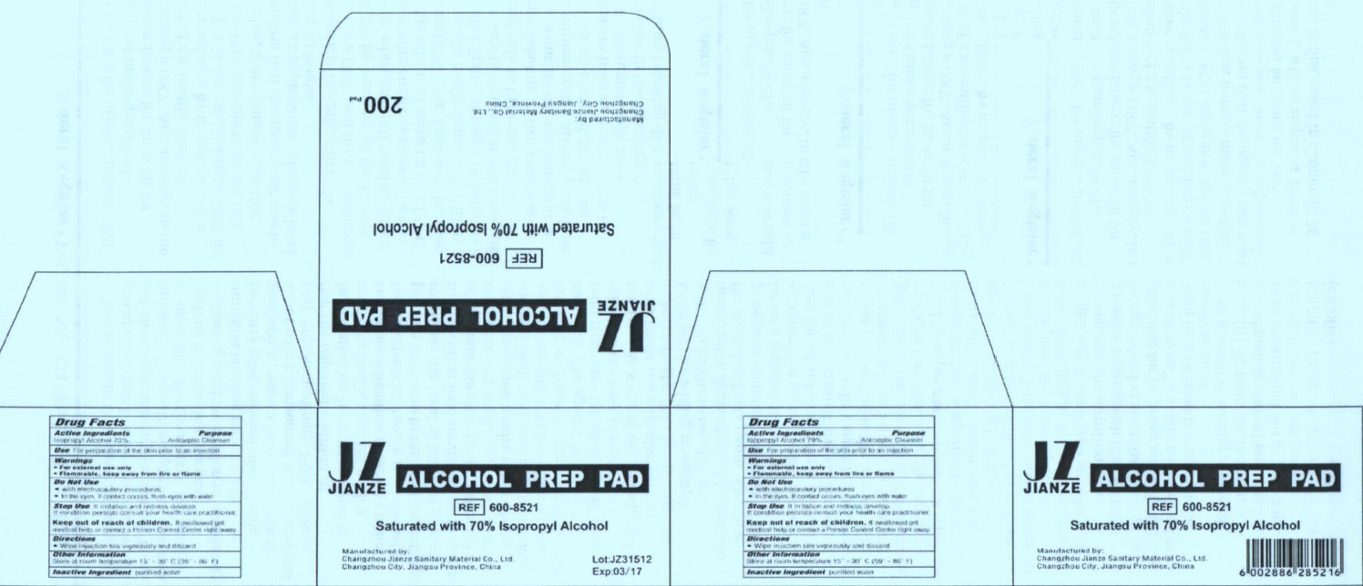 Pill image for Jianze Alcohol Prep Pad Medium