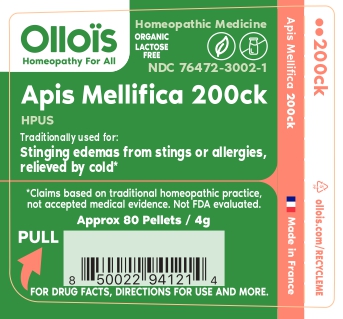 Pill image for Sevene Usa (as Pld) - Apis Mellifica 200ck (76472-3002)