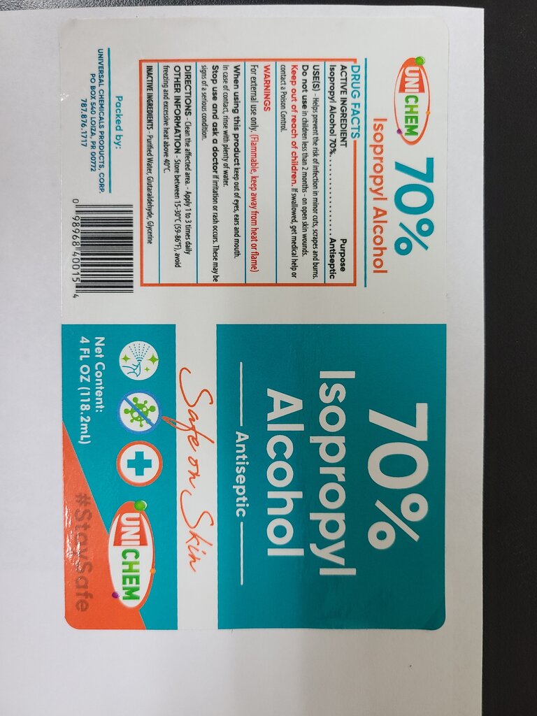 Pill image for isopropyl alcohol 70% safe on skin products