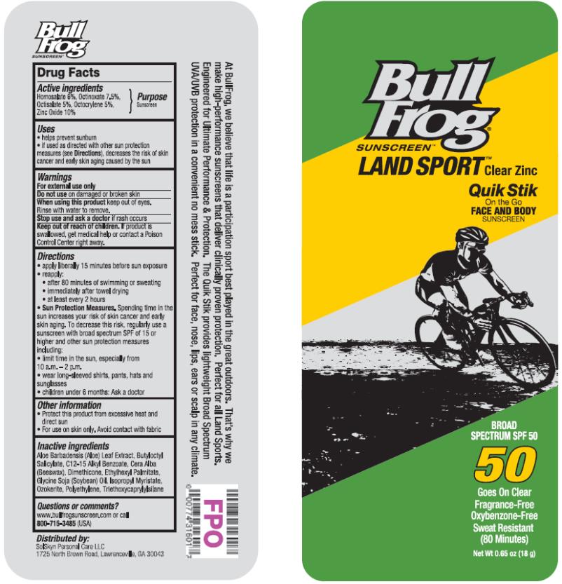 Pill image for Bullfrog Land Sport Quik Stick Spf50