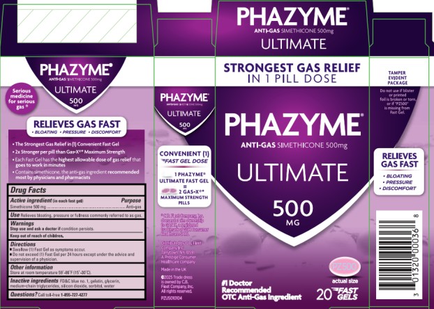 Pill image for Phazyme Ultimate 500 Mg _0132-0222