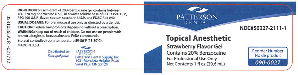 Pill image for Patterson Topical Anesthetic Strawberry Flavor