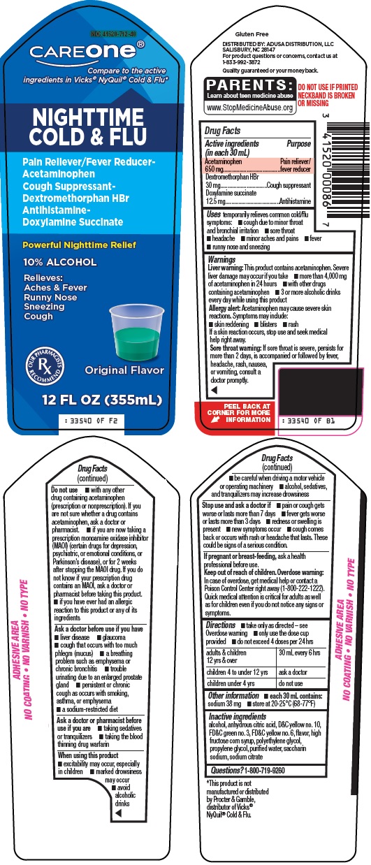 Pill image for American Sales Company Nighttime Cold & Flu Drug Facts