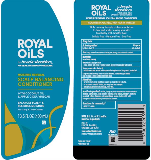 Pill image for Royal Oils By Head And Shoulders ® Mosisture Renewal Scalp Balancing Conditioner