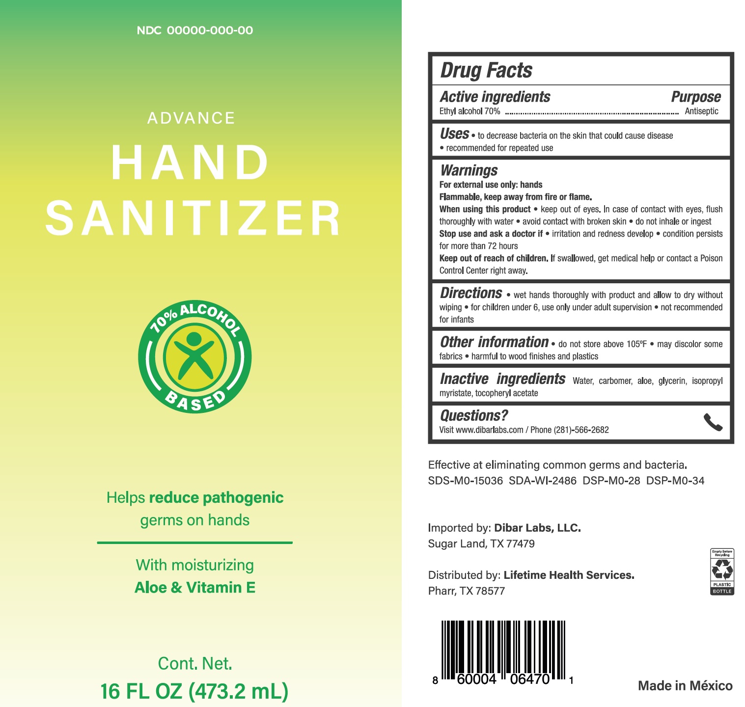Pill image for Hand Sanitizer With Aloe