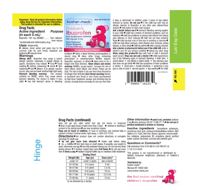 Pill image for Kosher-meds Children's Ibuprofen