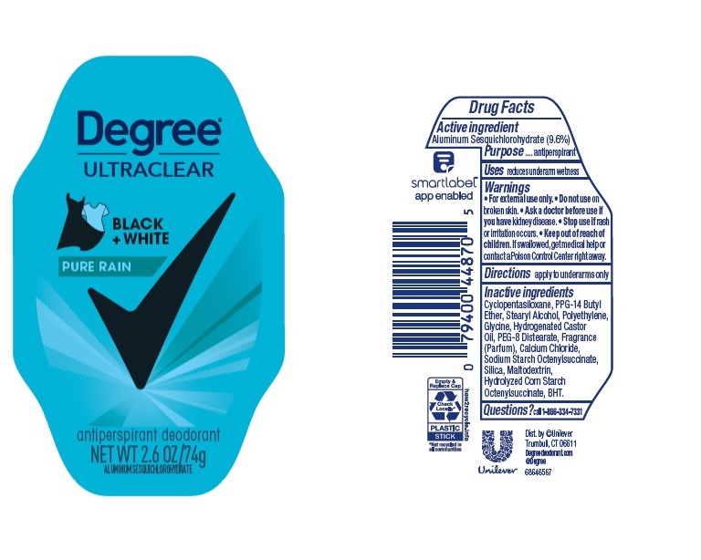 Pill image for Degree Ultraclear Black + White Pure Rain Antiperspirant Deodorant