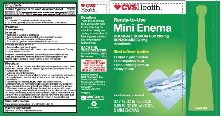 Pill image for Cvshealth Ready-to-use Mini Enema