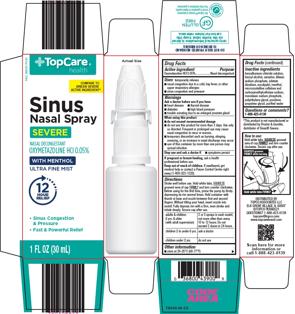 Pill image for Topco Associates Llc. Sinus Nasal Spray Severe Drug Facts