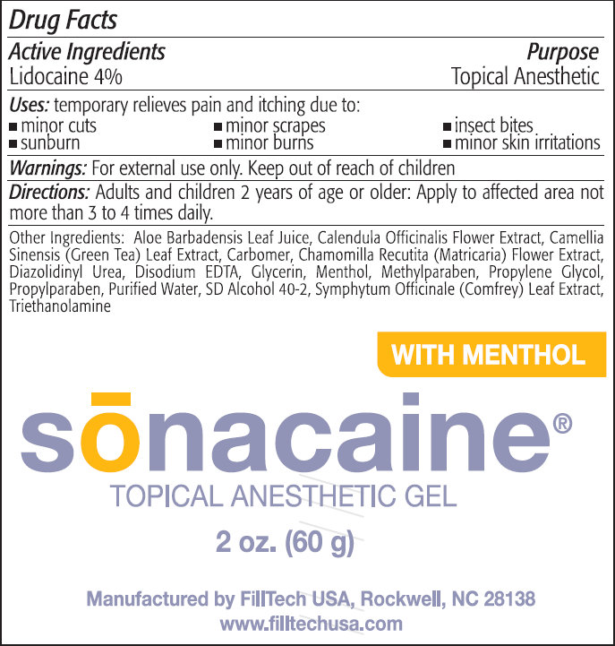 Pill image for Sonacaine Topical Anesthetic Gel With Menthol