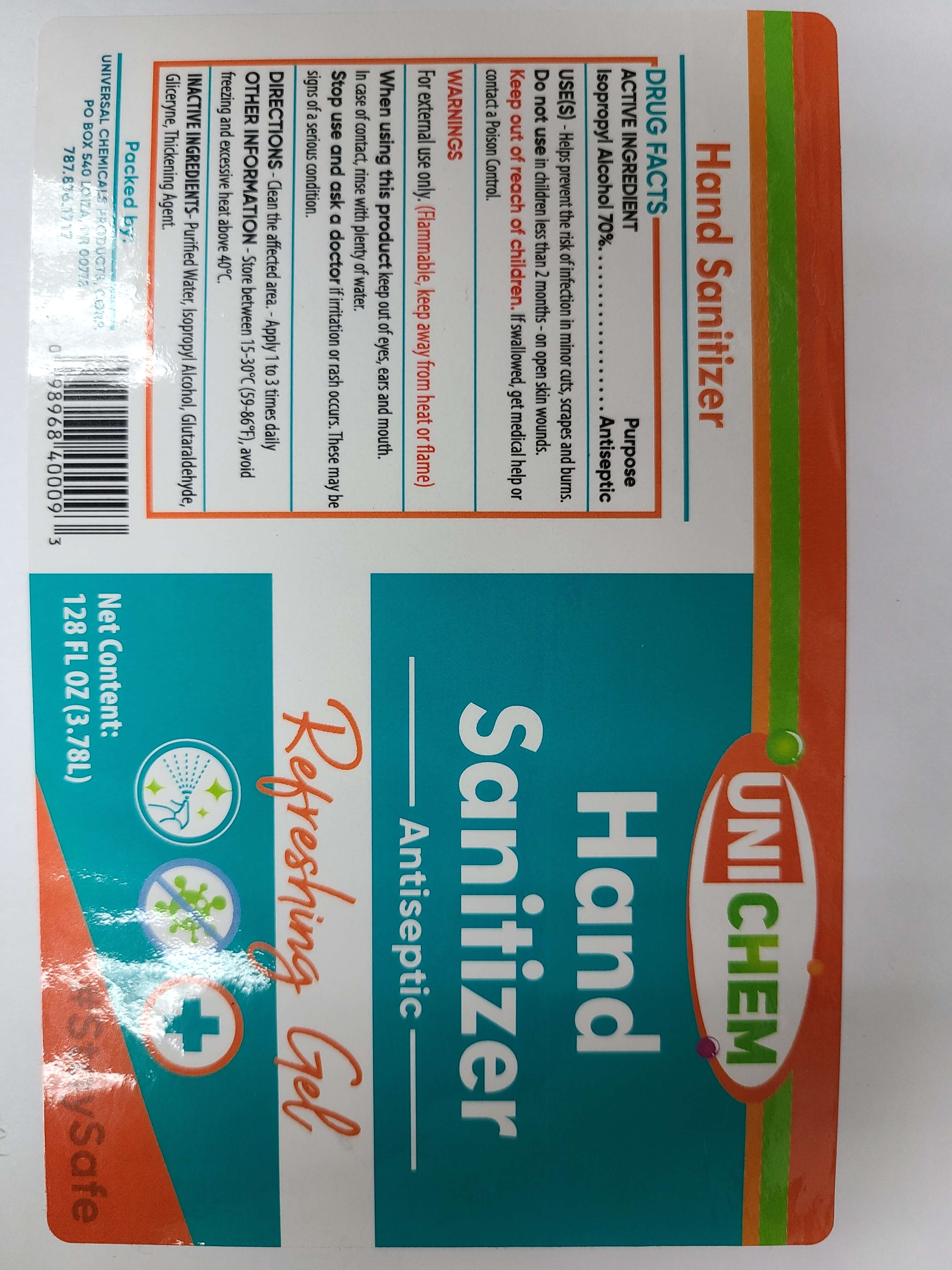 Pill image for hand sanitizer refreshing gel