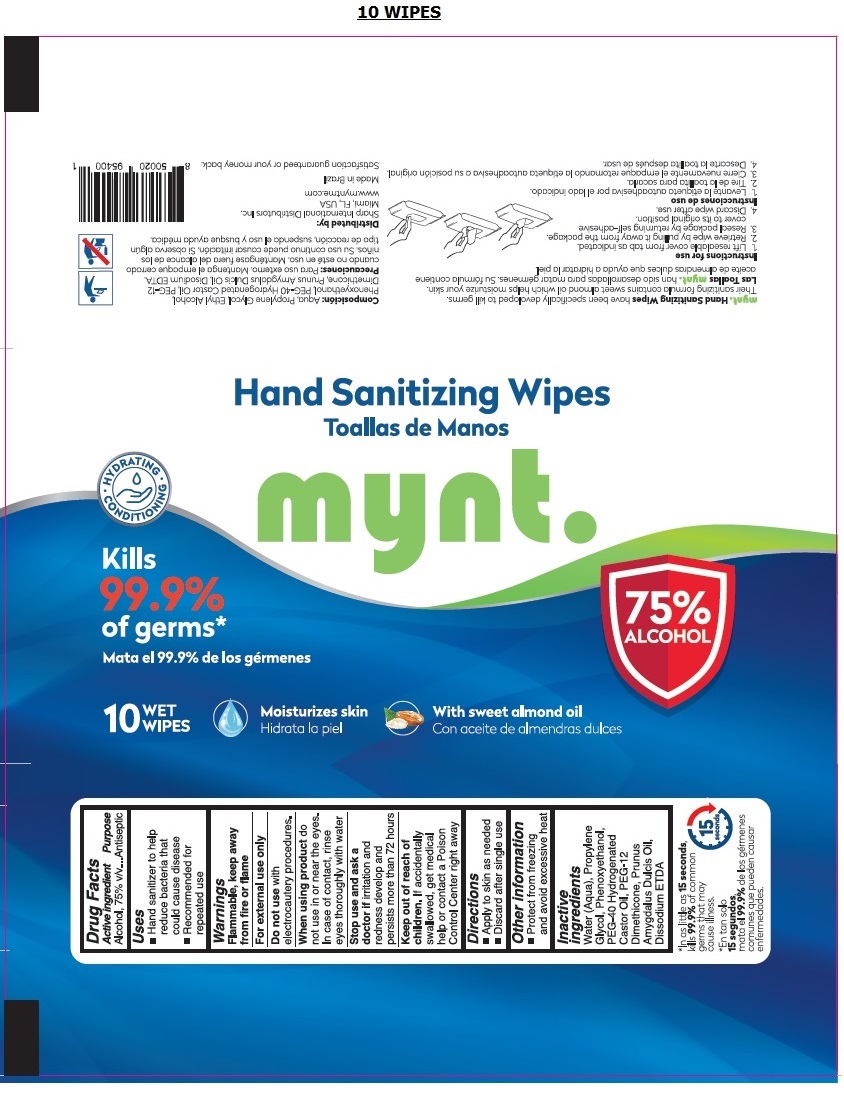 Pill image for Mynt. Hand Sanitizing Wipes