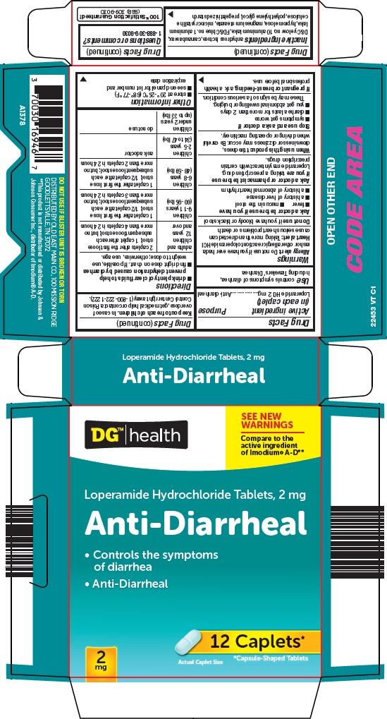 Pill image for dolgencorp, llc anti-diarrheal drug facts