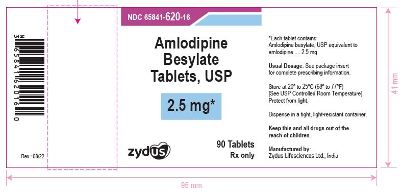 Pill image for Amlodipine Besylate Tablets
