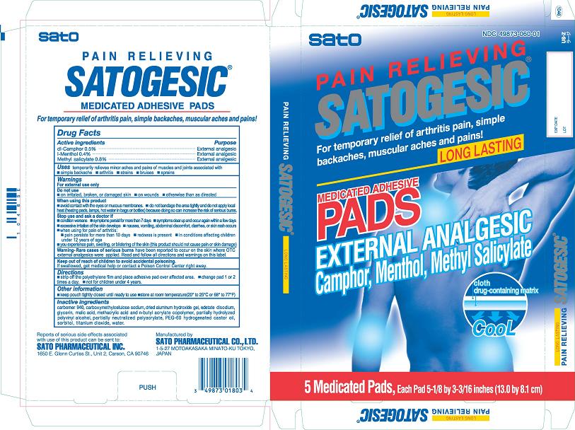 Pill image for Satogessic Medicated Adhesive Pads