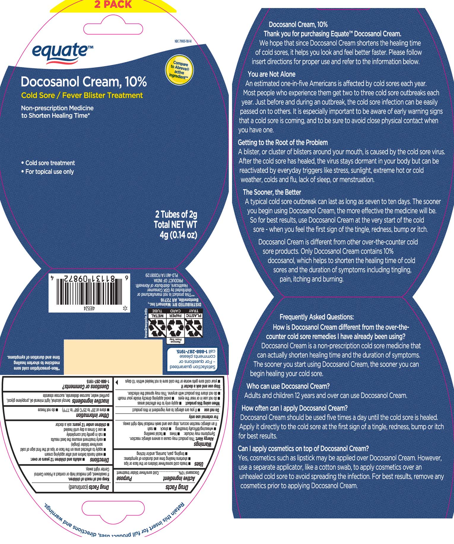 Pill image for Docosanol Cream, 10%