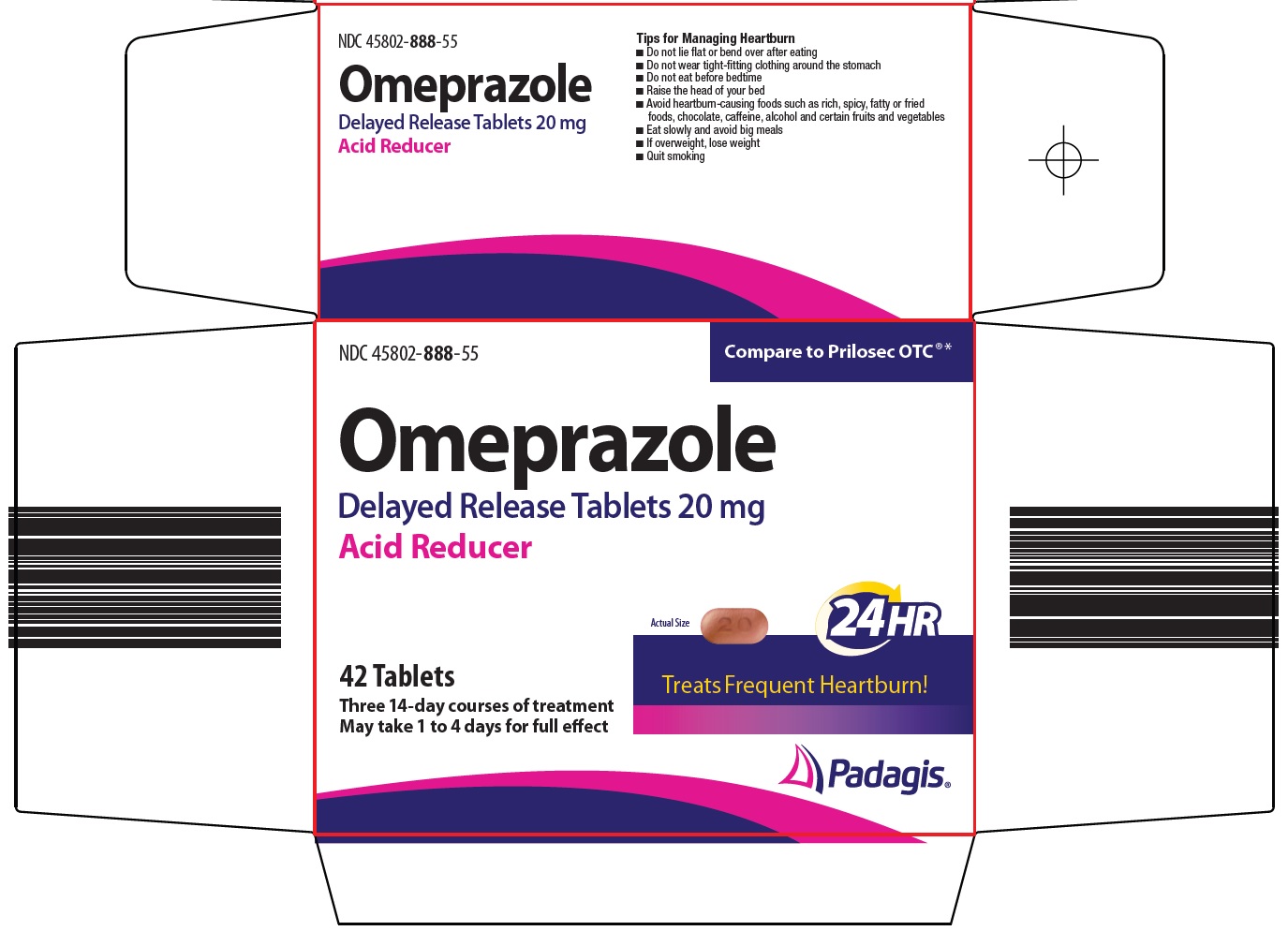 Pill image for Omeprazole Drug Facts