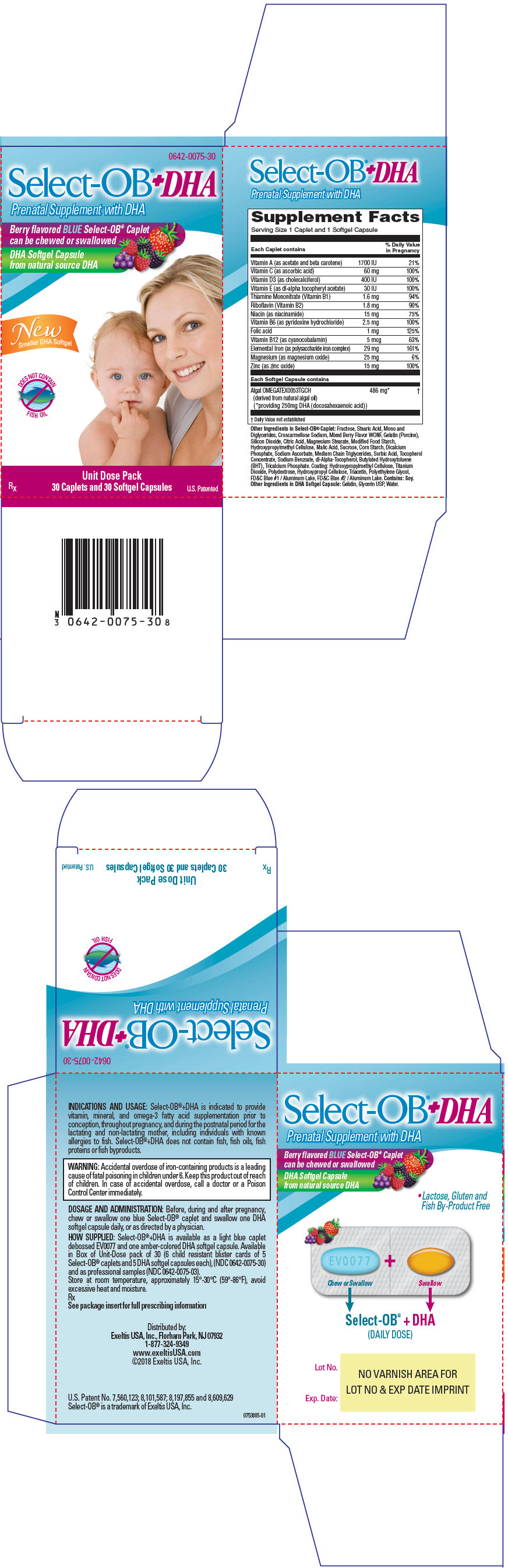 Pill image for Select-ob+dha ®