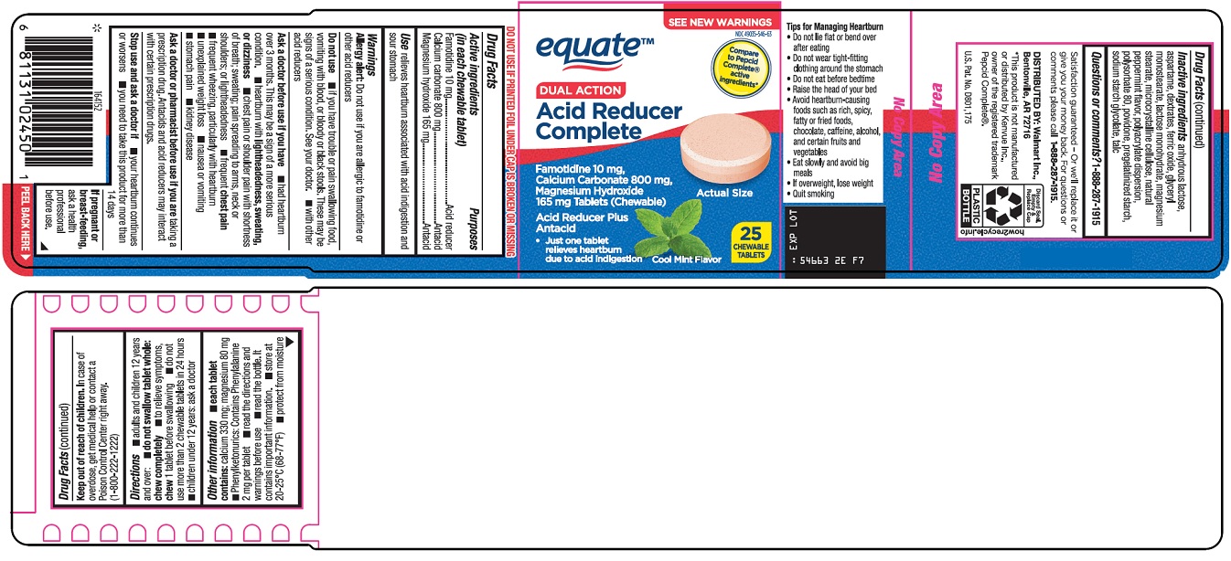 Pill image for Wal-mart Acid Reducer Complete Drug Facts