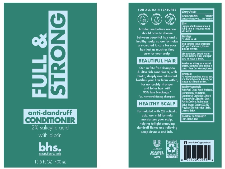Pill image for Bhs. Beautiful Hair & Scalp Full & Strong Anti-dandruff Conditioner