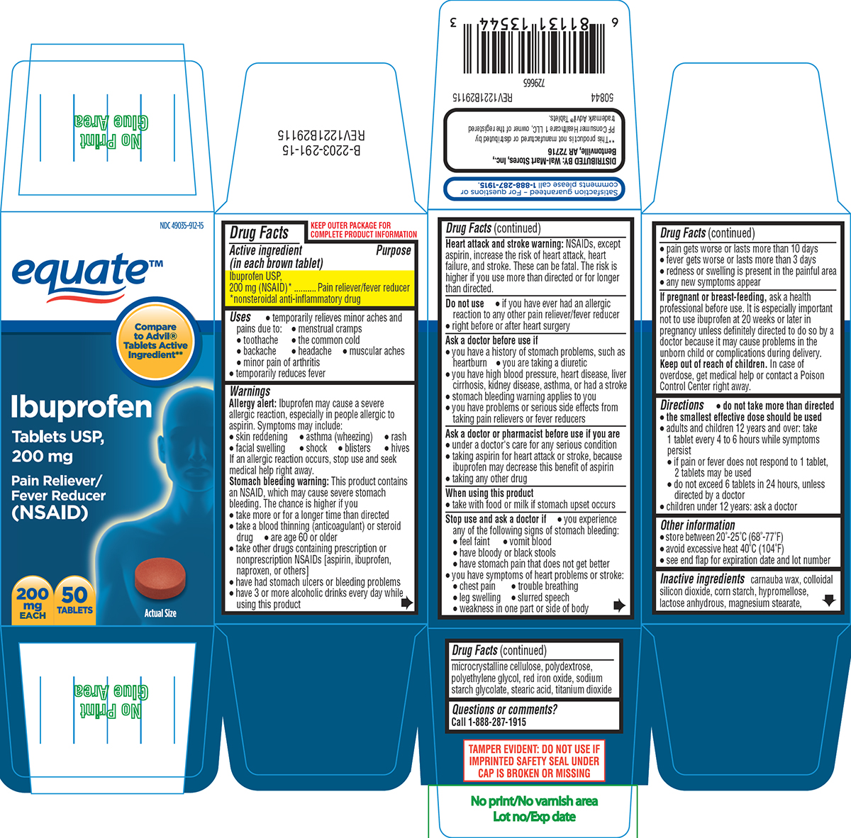 Pill image for Equate 44-291