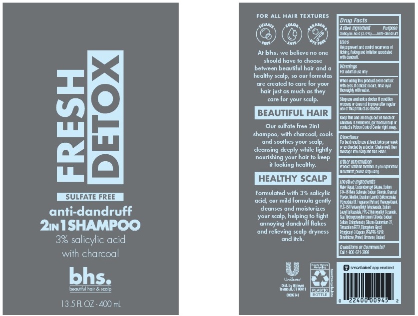Pill image for Bhs. Beautiful Hair & Scalp Fresh Detox 2 In 1 Anti-dandruff Shampoo