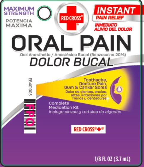 Pill image for Drug Facts - Red Cross Oral Pain Relief