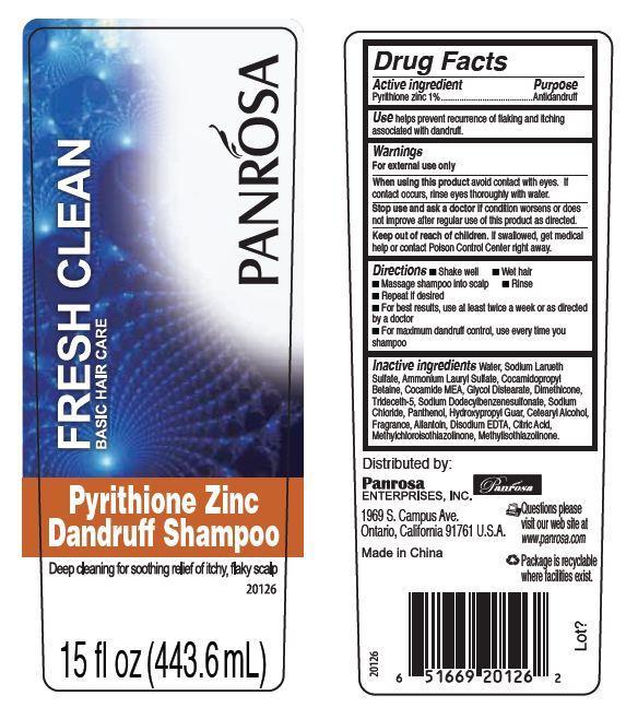 Pill image for Panrosa Fresh Clean Pyrithione Zinc Dandruff Shampoo