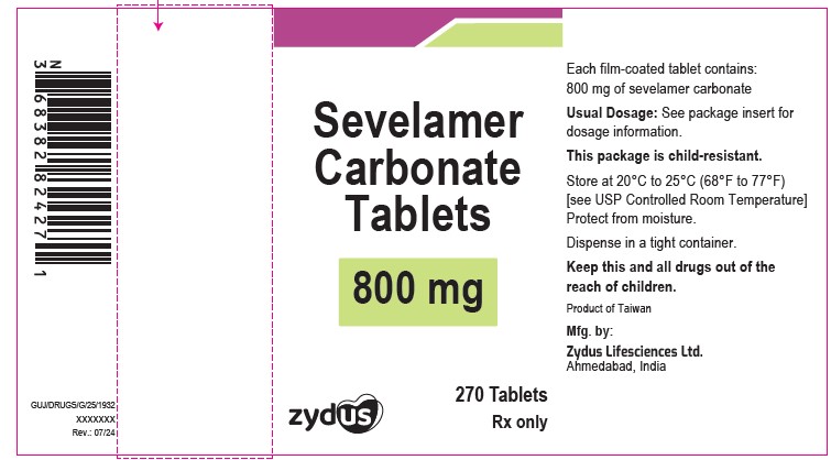 Pill image for Sevelamer Tablets