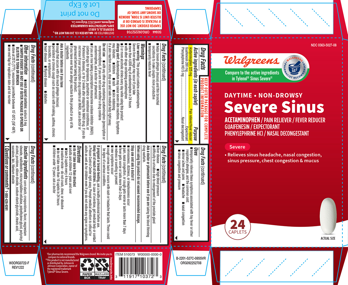 Pill image for Walgreens 44-527c-sch Severe Sinus
