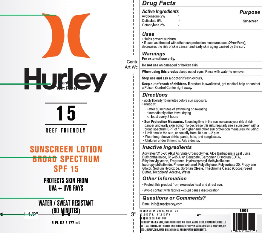 Pill image for Hurley Sunscreen Lotion Broad Spectrum Spf 15