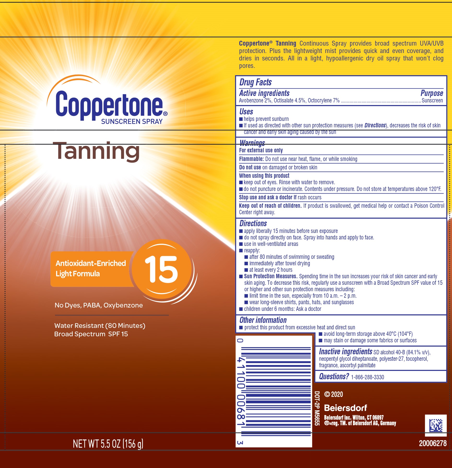 Pill image for Tanning Spray Spf 15