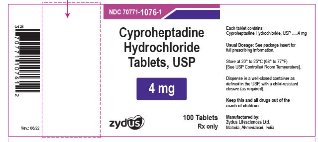 Pill image for Cyproheptadine Hydrochloride Tablets, Usp