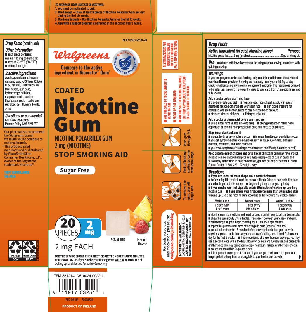 Pill image for Nicotine Polacrilex Gum 2 Mg And 4 Mg Coated Fruit - Rugby