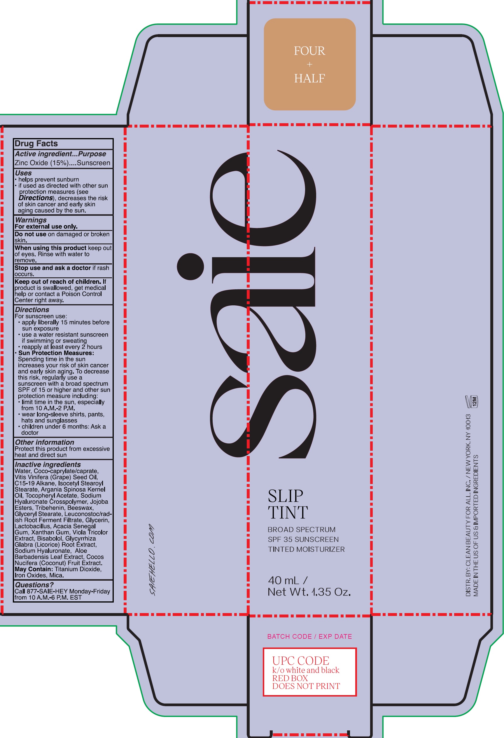 Pill image for slip tint broad spectrum spf 35 tinted moisturizer