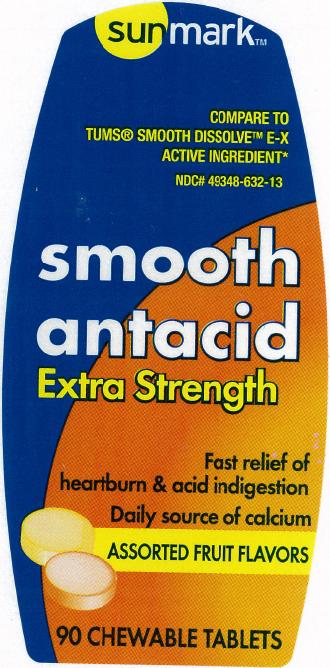 Pill image for Sunmark Smooth Antacid Extra Strength