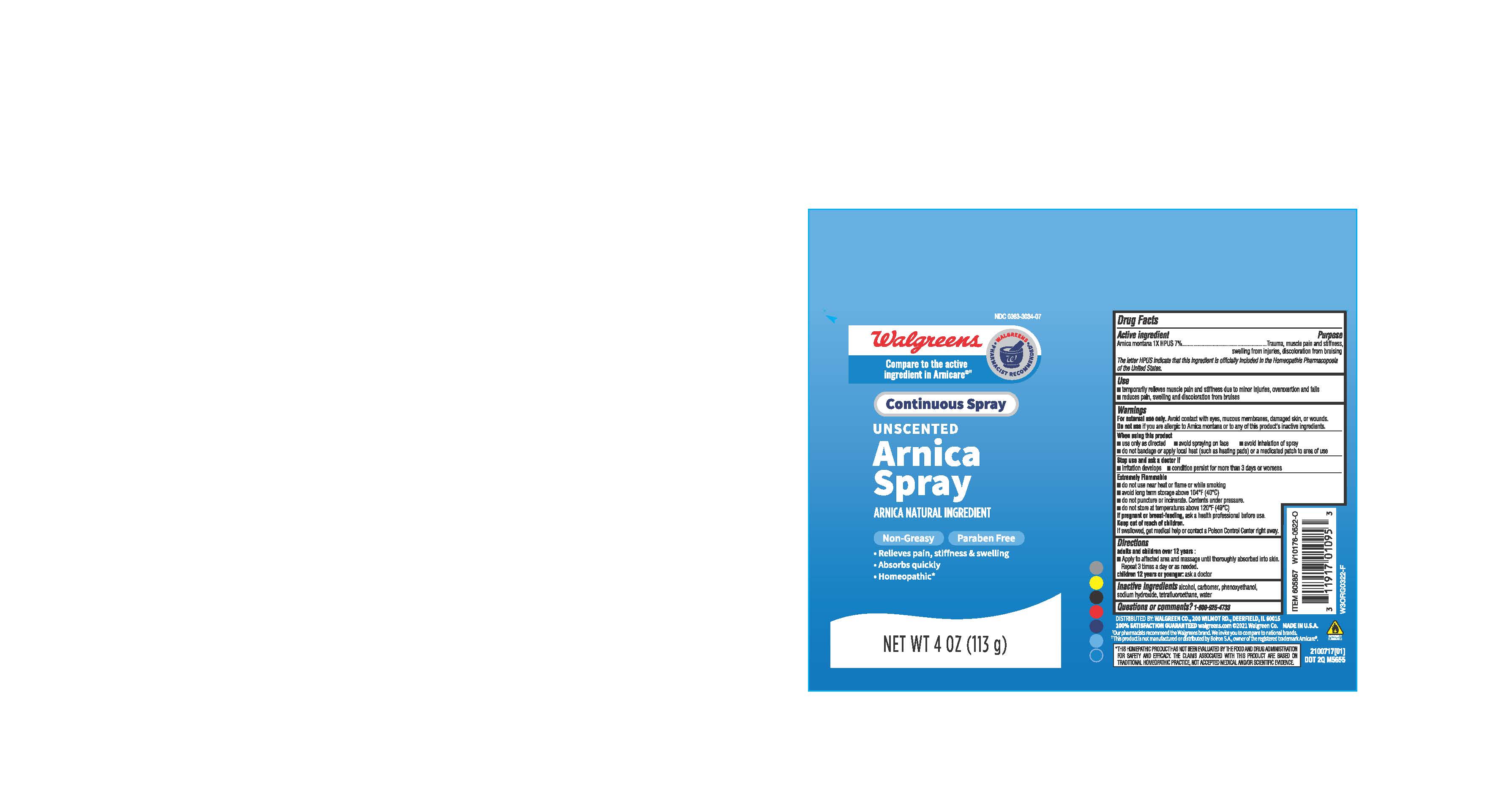 Pill image for Walgreens Arnica Spray
