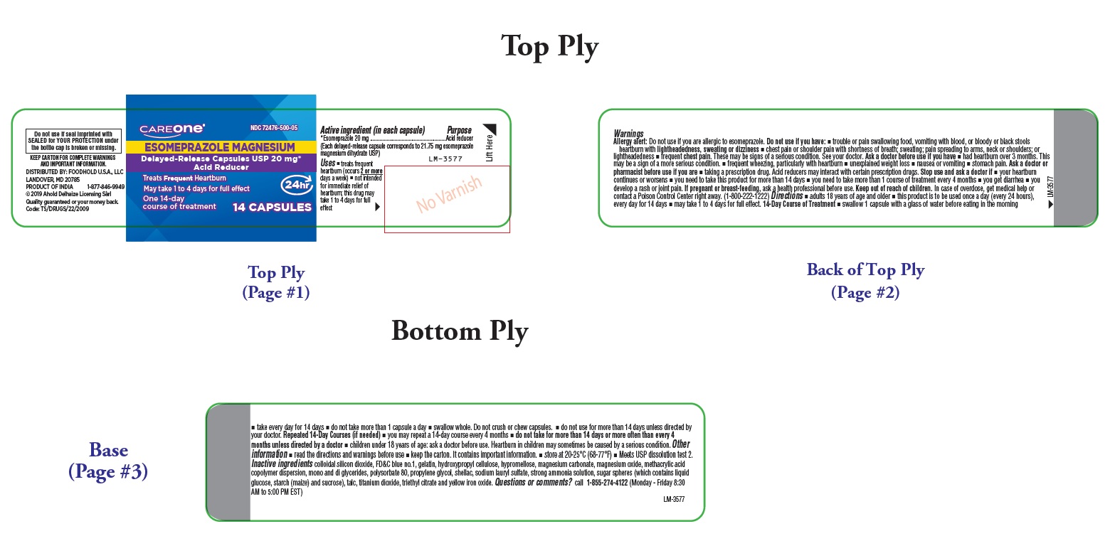 Pill image for Esomeprazole Magnesium Delayed-release Capsules Usp 20 Mg*