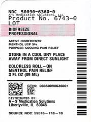 Pill image for Biofreeze Professional Colorless Roll-on