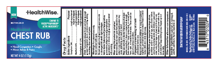 Pill image for Healthwise Chest Rub