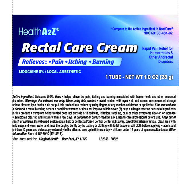 Pill image for 484 - Rectal Care Cream