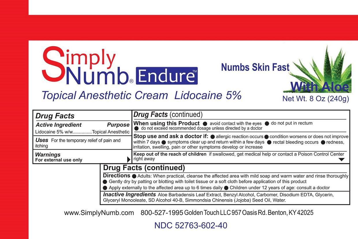 Pill image for Simply Numb Endure
