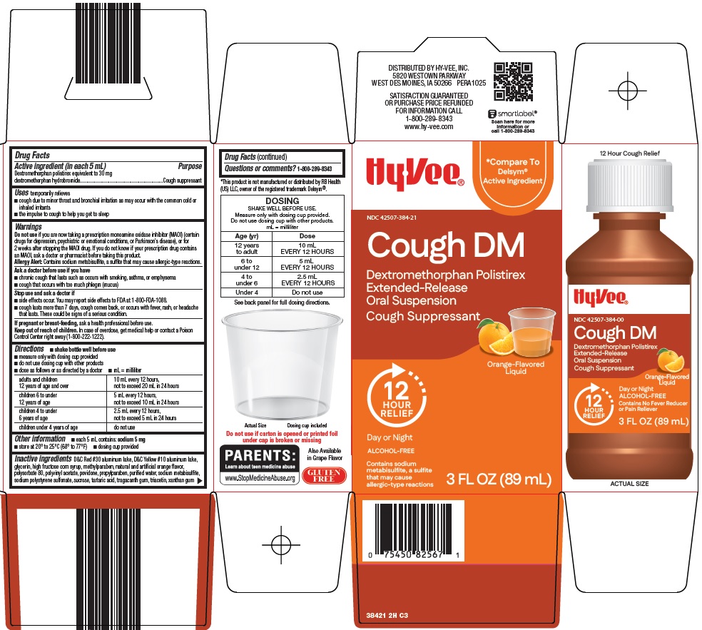 Pill image for Hy-vee, Inc. Cough Dm Drug Facts
