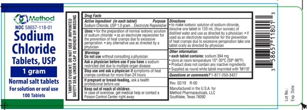 Pill image for Sodium Chloride 1 Gram