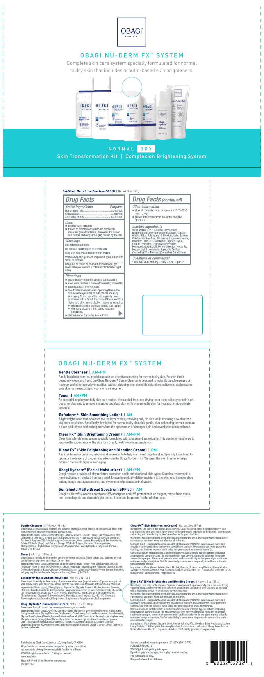 Pill image for Obagi Nu-derm Fx™ System Normal-dry Skin Transformation Kit