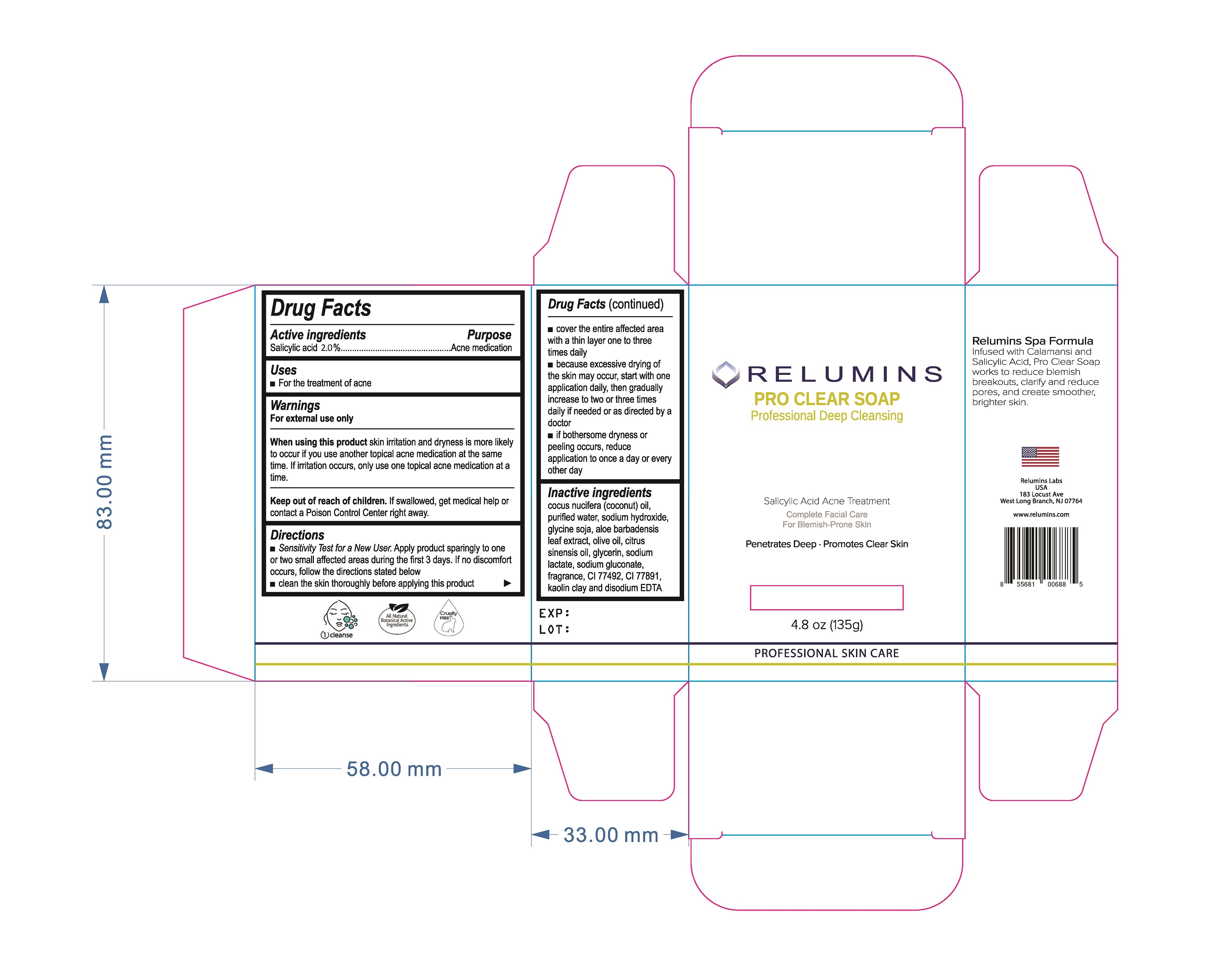 Pill image for Relumins Pro Clear Soap: Professional Deep Cleaning