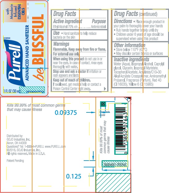 Pill image for Purell Advanced Hand Sanitizer Be Blissful