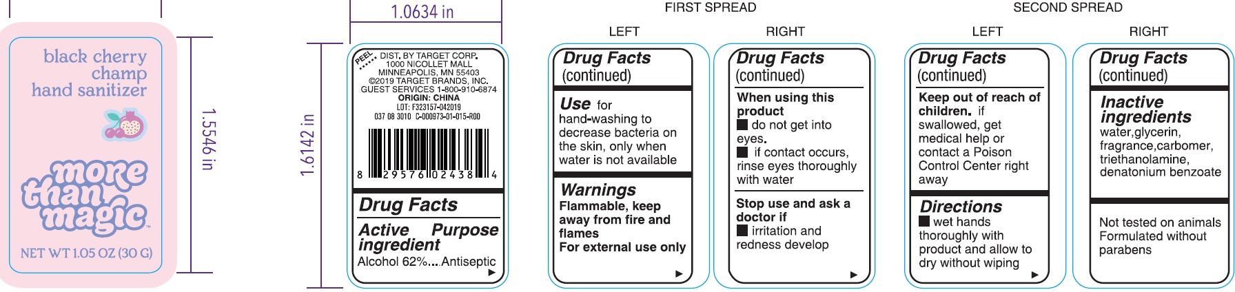Pill image for Black Cherry Champ Hand Sanitizer